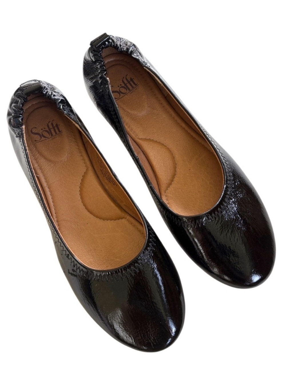 Like New Sofft Leather Flats
Black Size 11